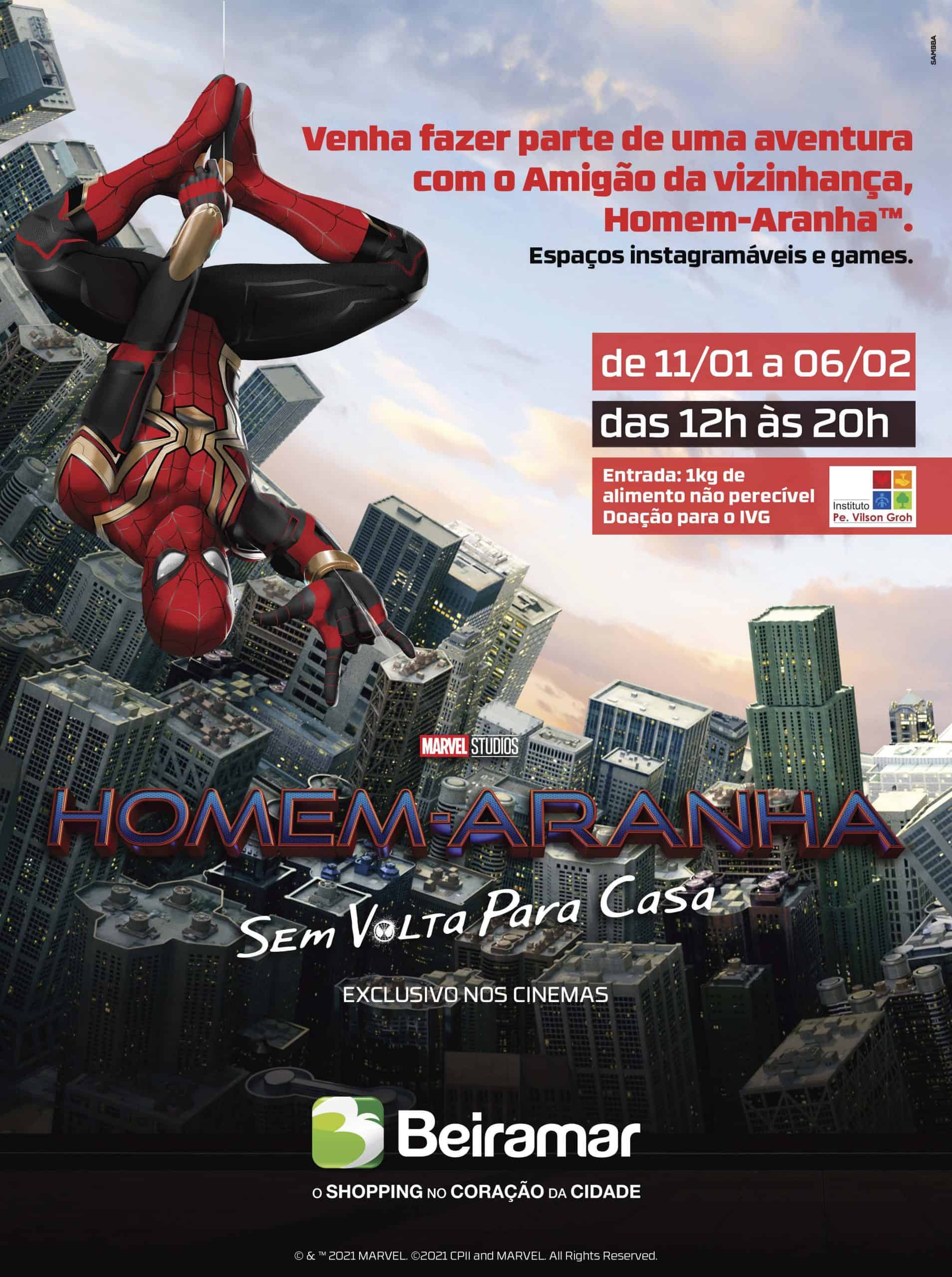 Beiramar Shopping Promove Evento Inspirado No Longa Homem Aranha Sem